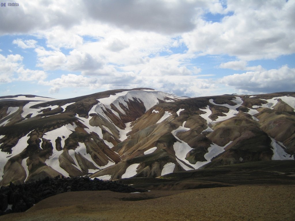 Muntanyes al voltant de Landmannalaugar