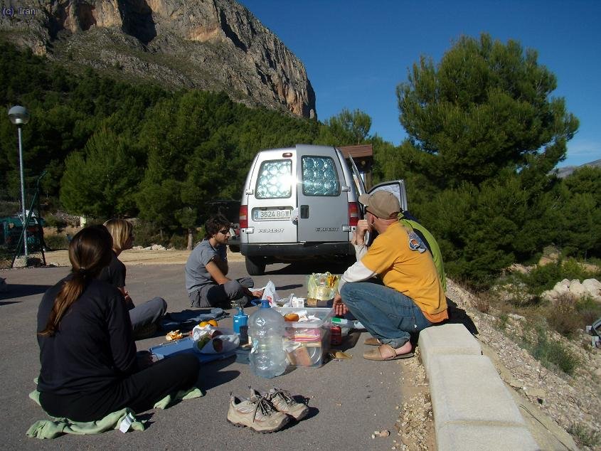 A la mañana siguiente no se madrugó...más bien alguno se fue a la cama "temprano"