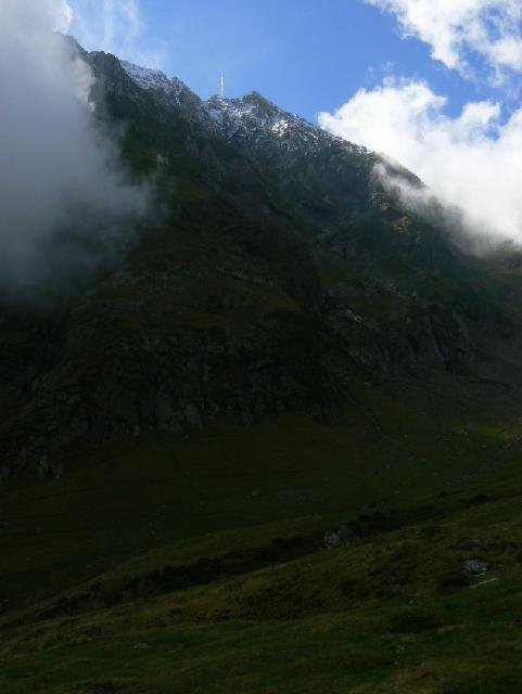El Pic du Midi de Bigorre desde la caba&ntilde;a de Arizes