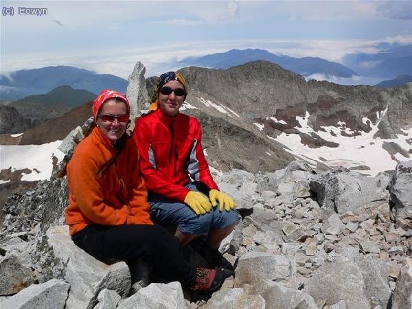 Aretha y Loybcn en la cima