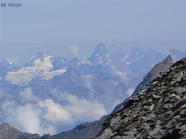 Dom, Taschorn, Cervino i Dent d´Herens