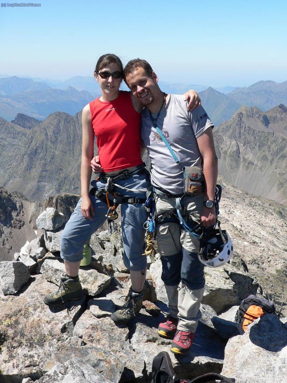 En la cima del pic long