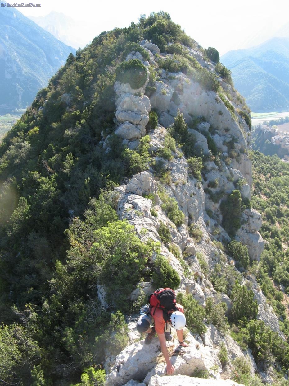 ...y trepadas y destrepes faciles