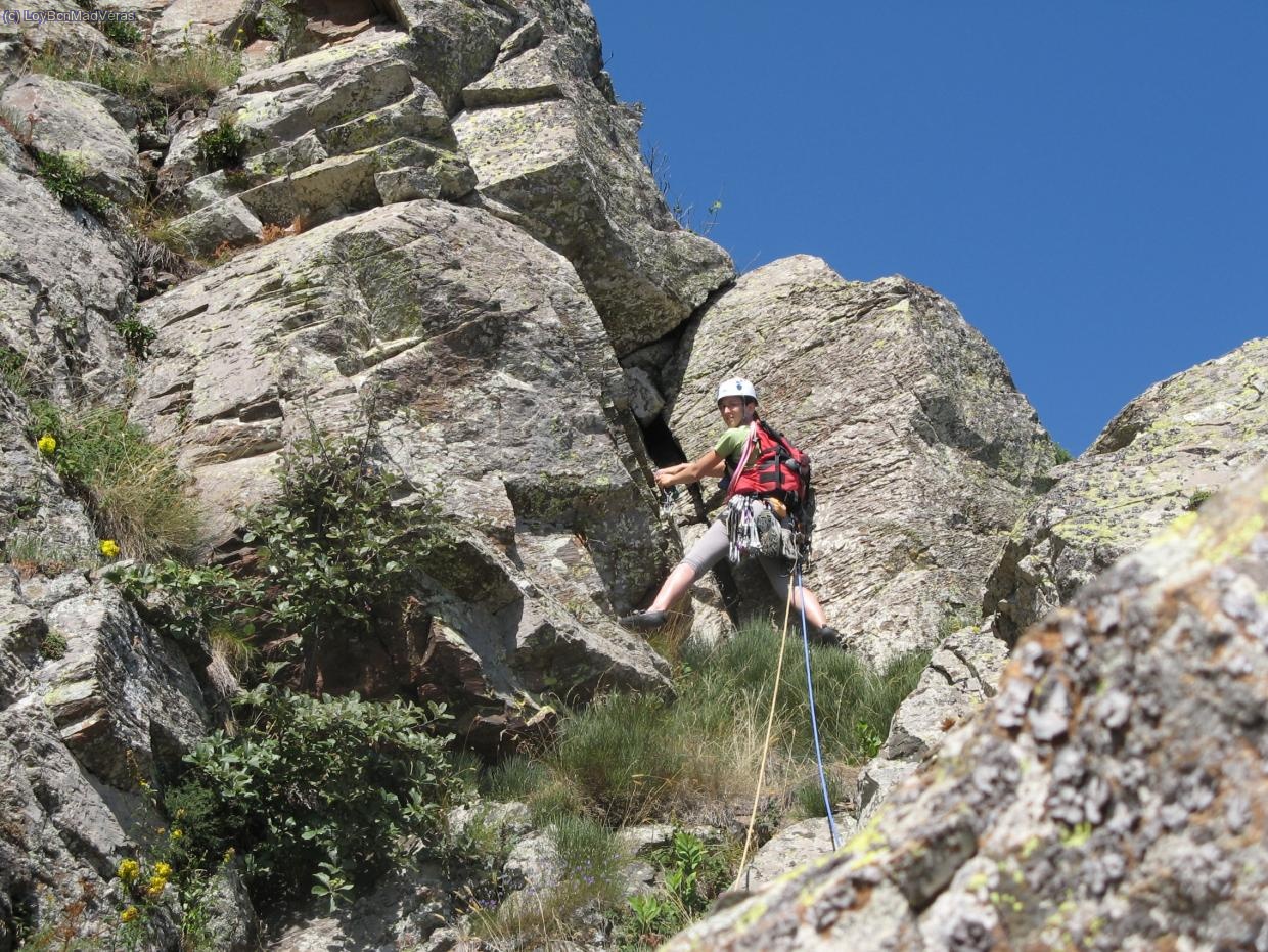 Último largo, que en si no es un largo, se podria hacer al ensamble, aunque aqui Loybcn ha querido tirar por lo que parecia mas "divertido"
