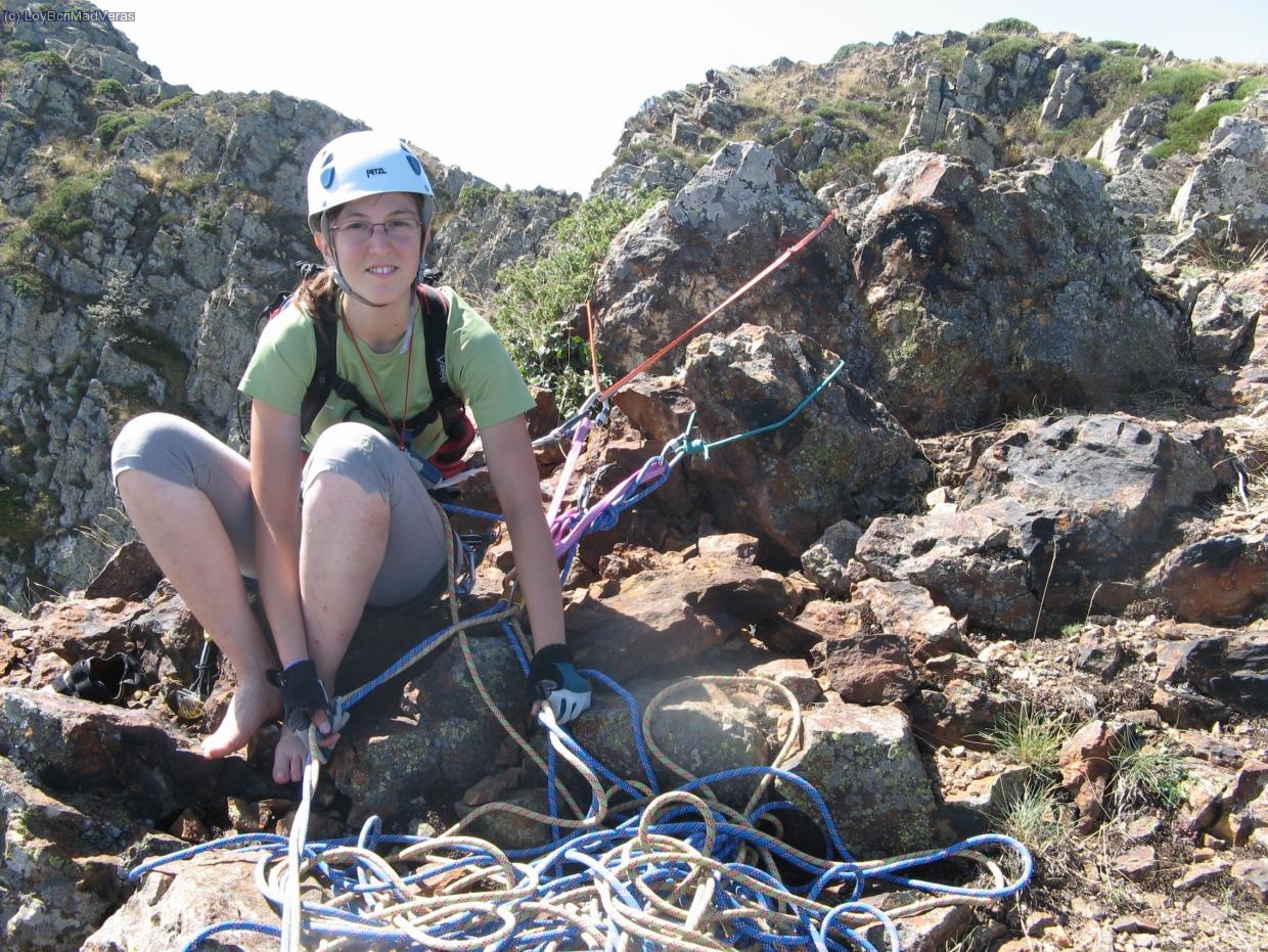 R ya en la arista dels Castellets