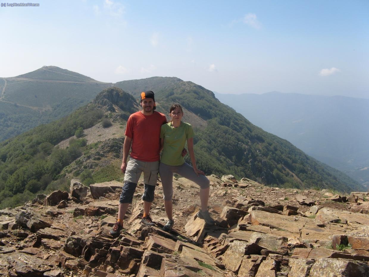 En la cima de Les Agudes