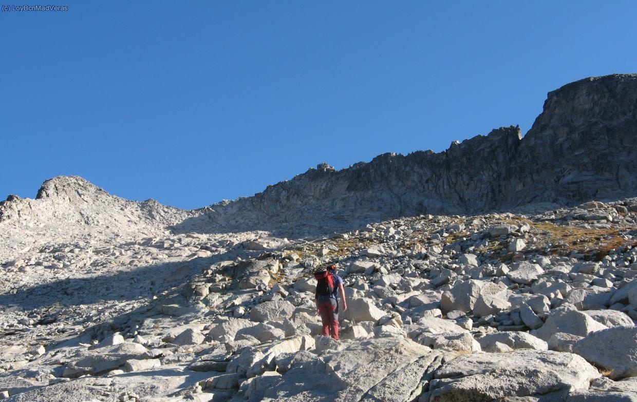 Al fondo el Tempestades, el Margalida y la Brecha Russell.