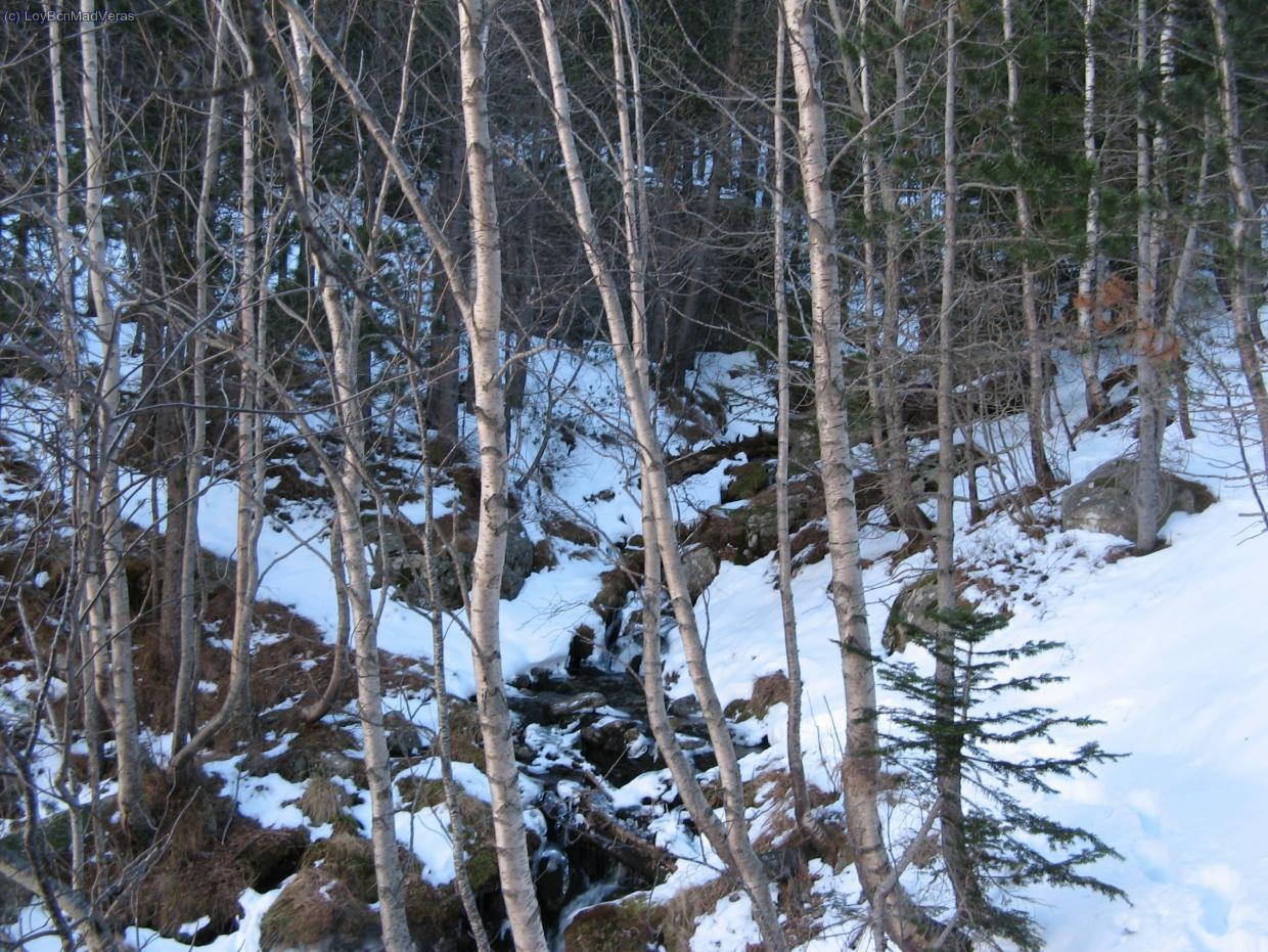Acceso a la sobrecantera