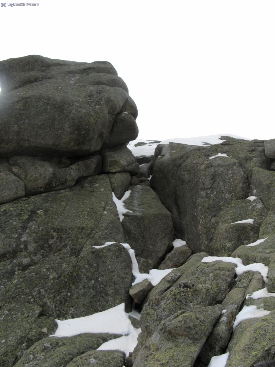 Canal final de acceso a cima