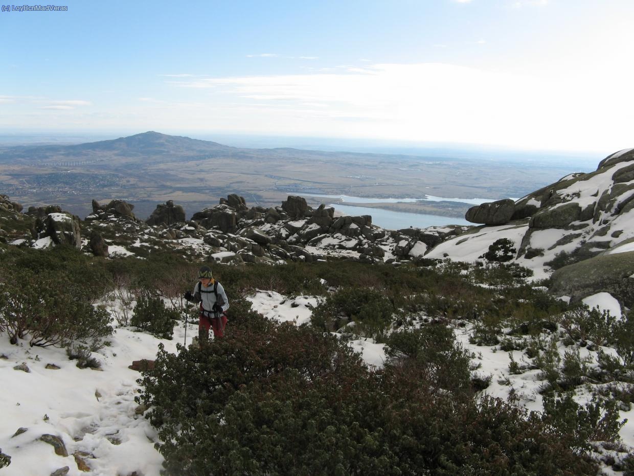 Nieve en la parte final