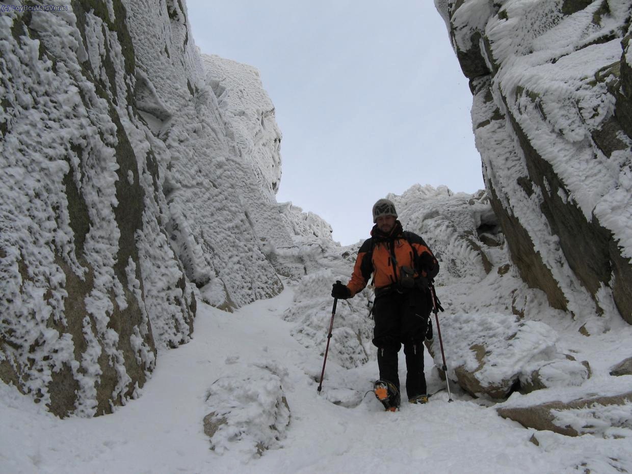 Descenso desde la collada del Crampon