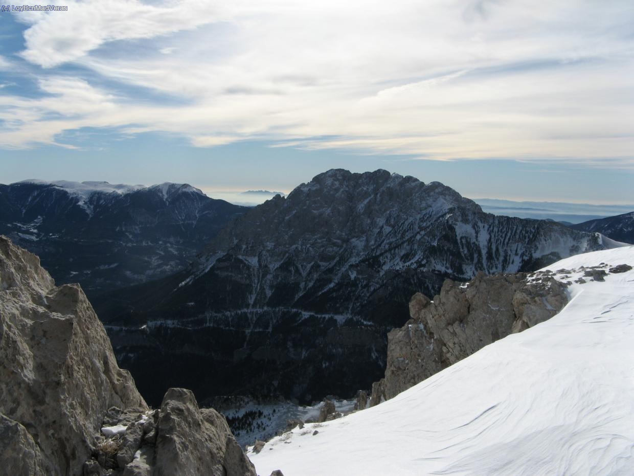 Se ve hasta Montserrat al fondo
