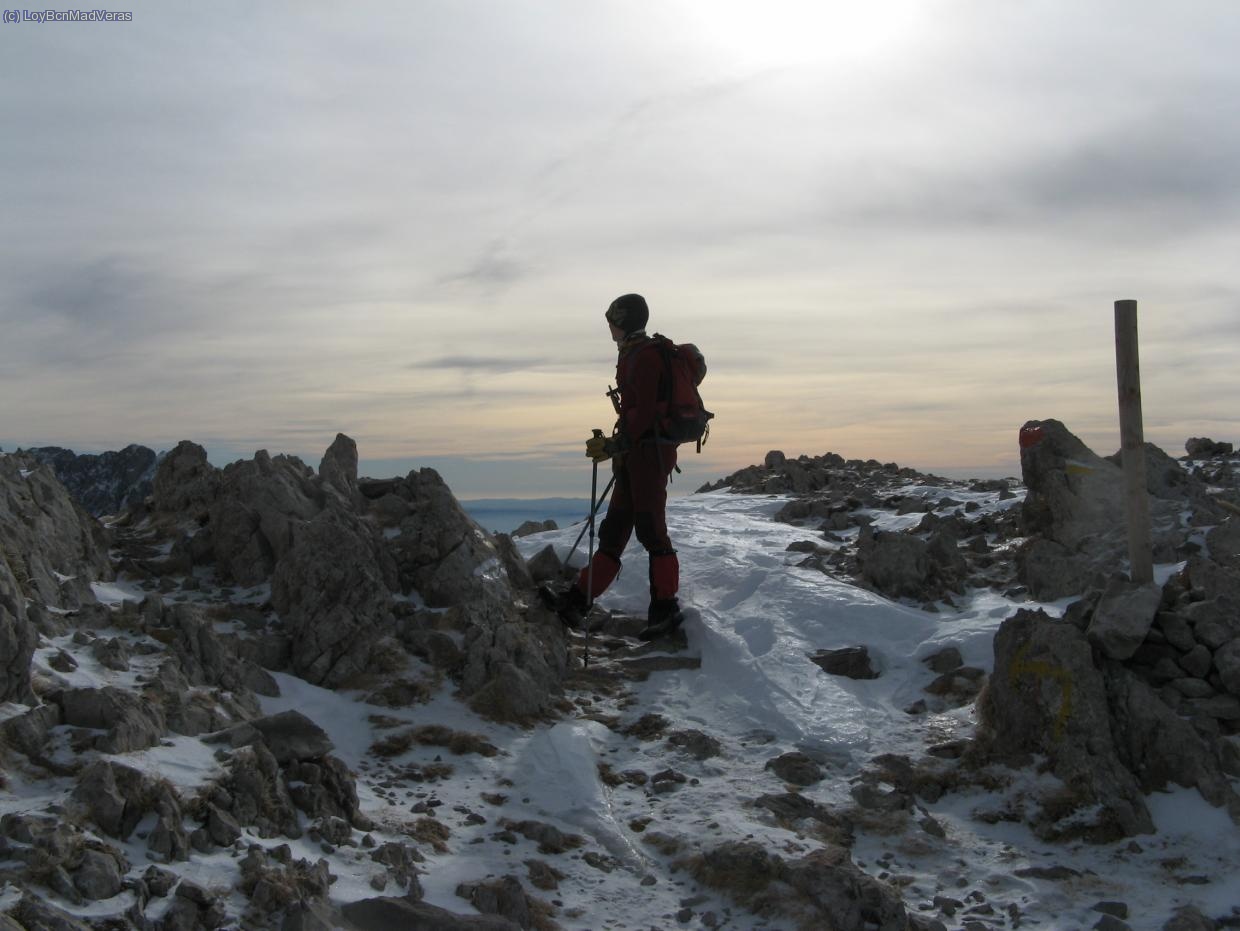 El paso en la Serra Pedregosa