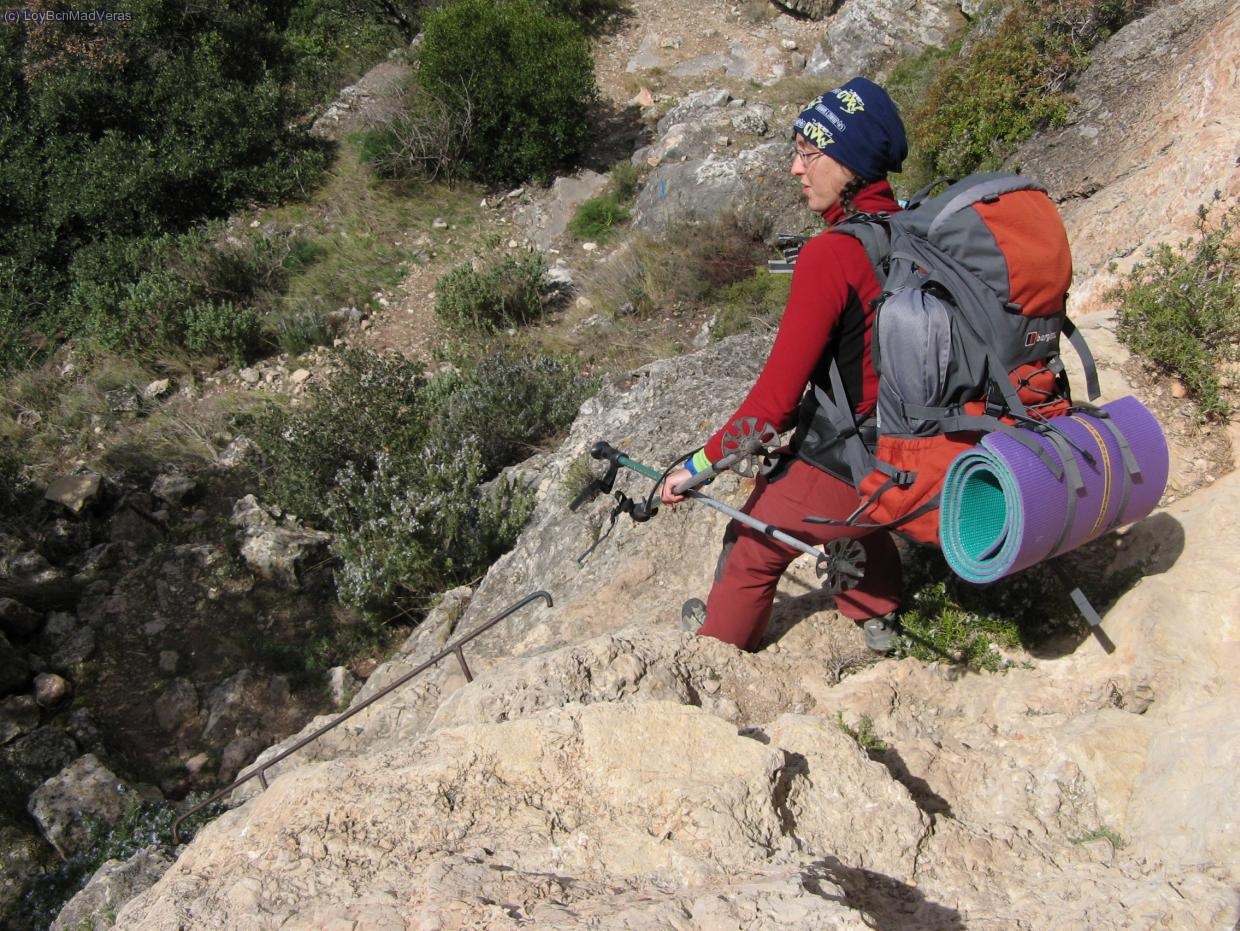 Bajando por el grau de la Portella