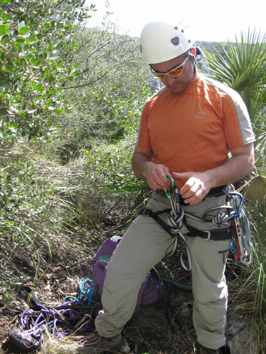 Frankie a pie de vía