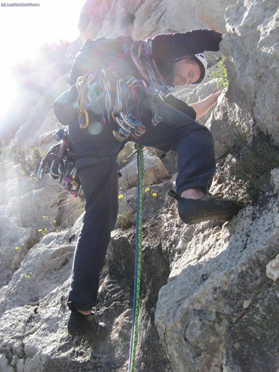 Madveras empezando el cuarto largo
