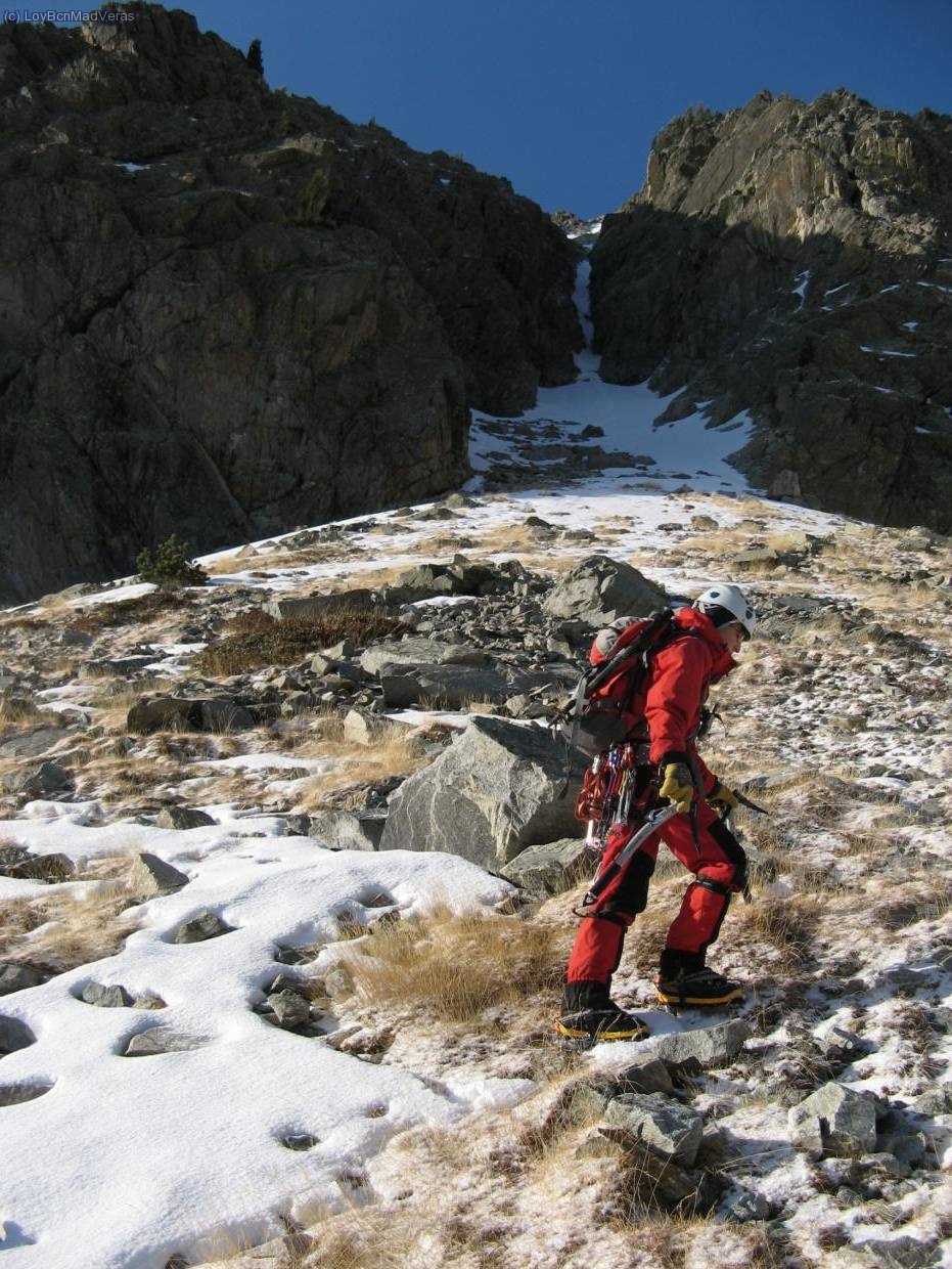 Aproximación a la entrada de la canal.