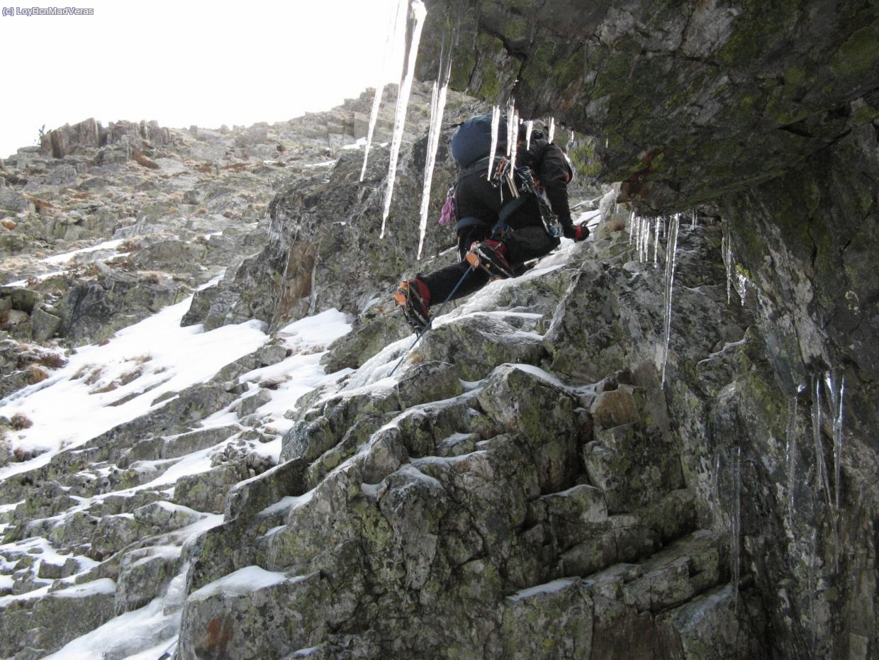 Superando el tercer resalte.