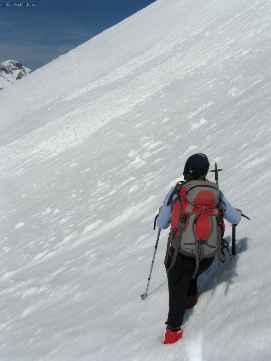 Flanquenado para buscar el mejor camino de subida