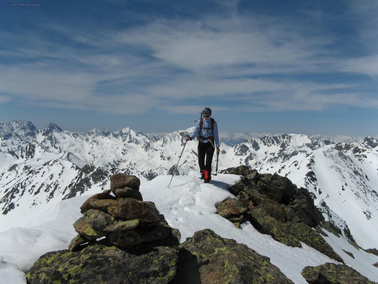 Últimos metros a cima