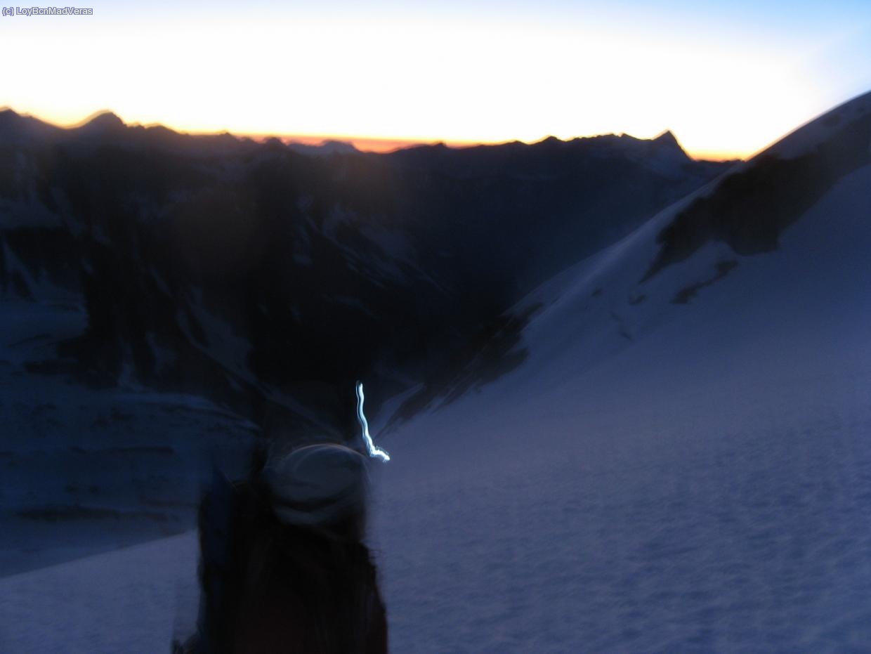 En el primer glaciar