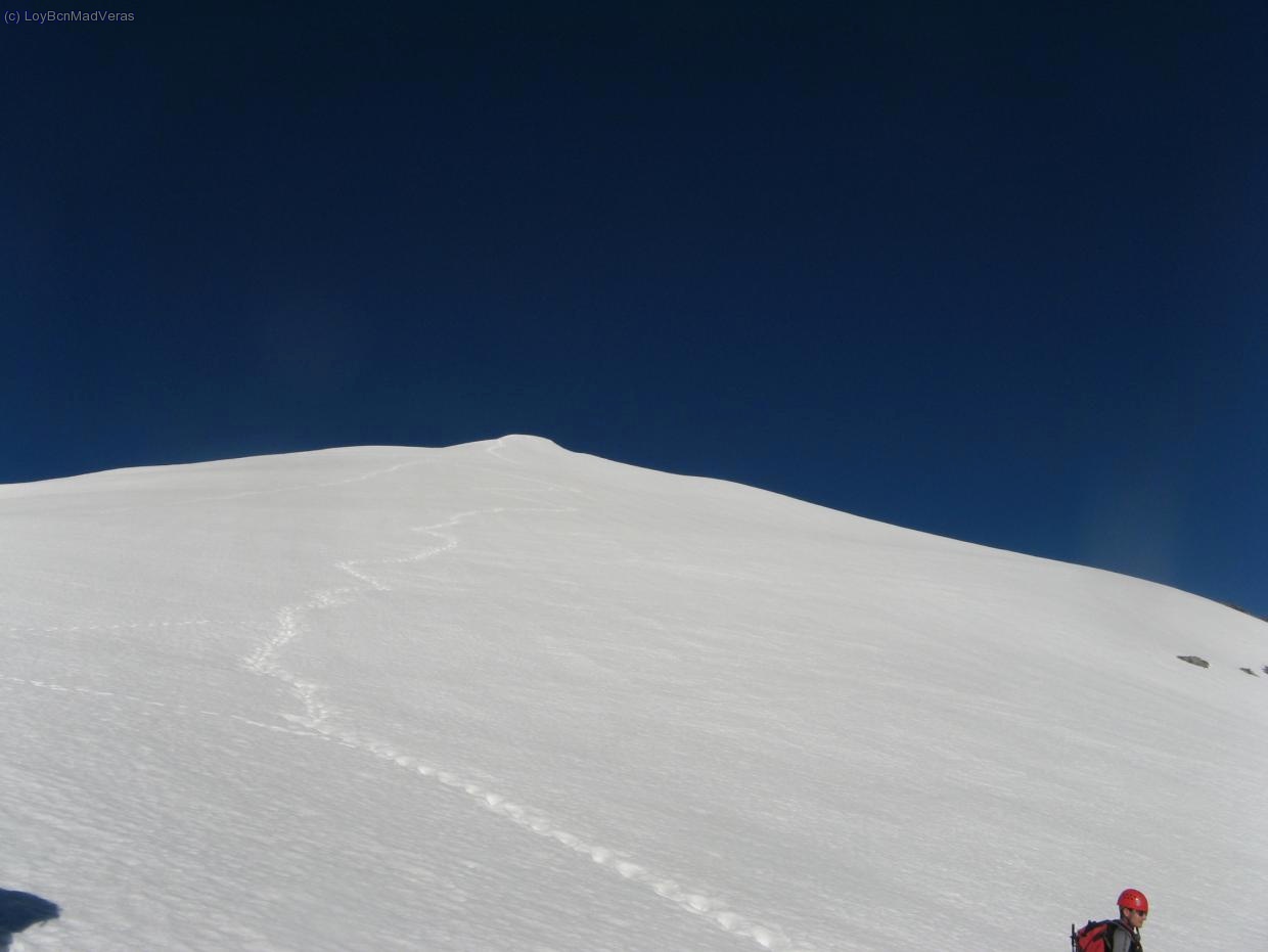 Ahí tenemos la cima