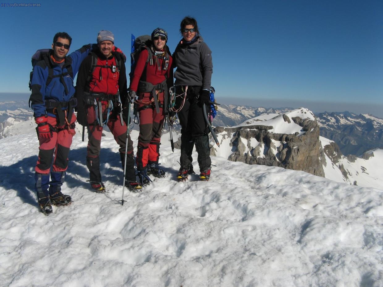 Monte Perdido 3355m, Manolito, Madveras, Loybcn y Alba