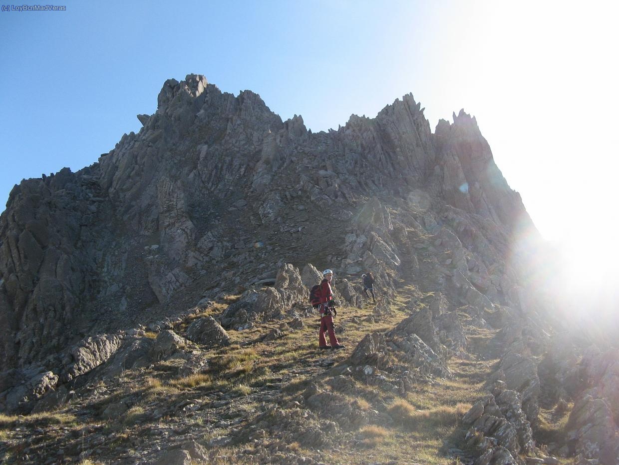 Aqui se ensancha la cresta