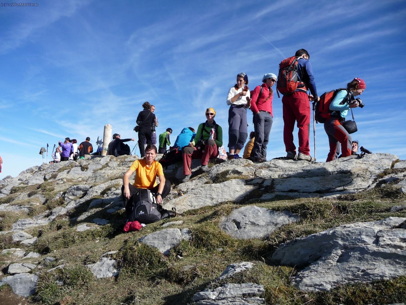 En la cima