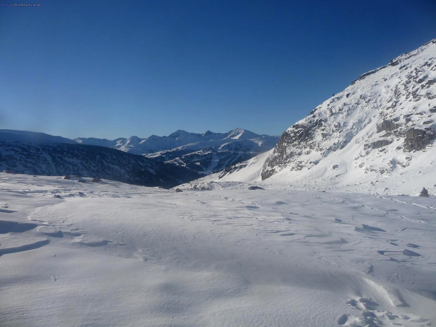 Vista desde la ventana del refugio