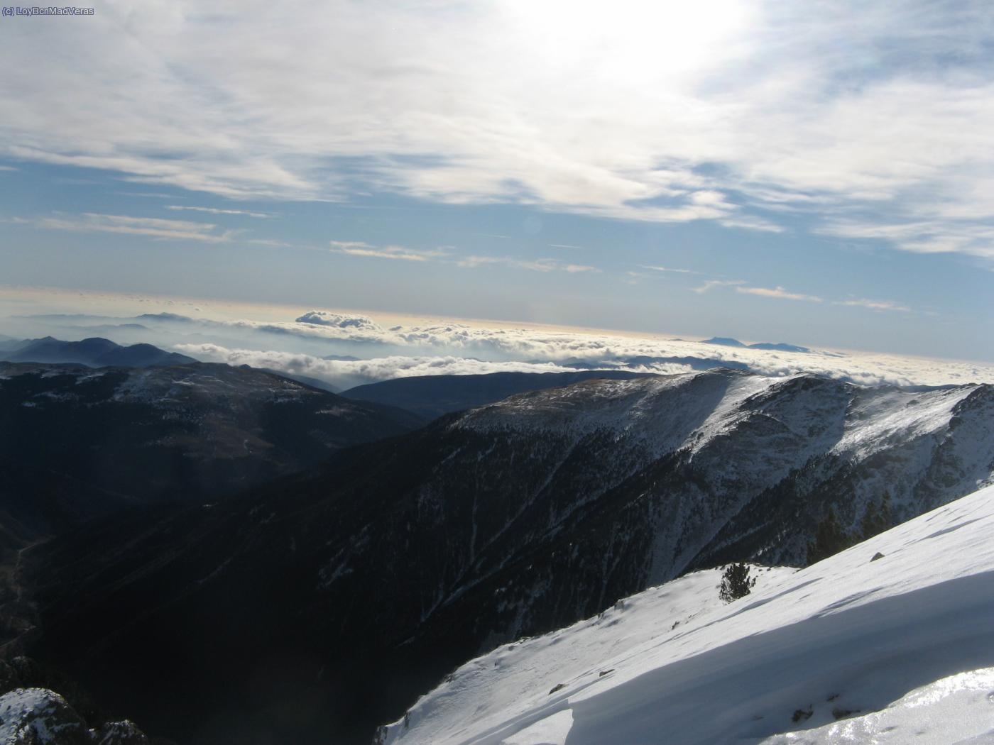 Al fondo se ve el Montseny
