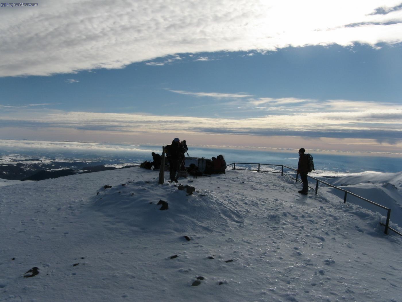En la cima