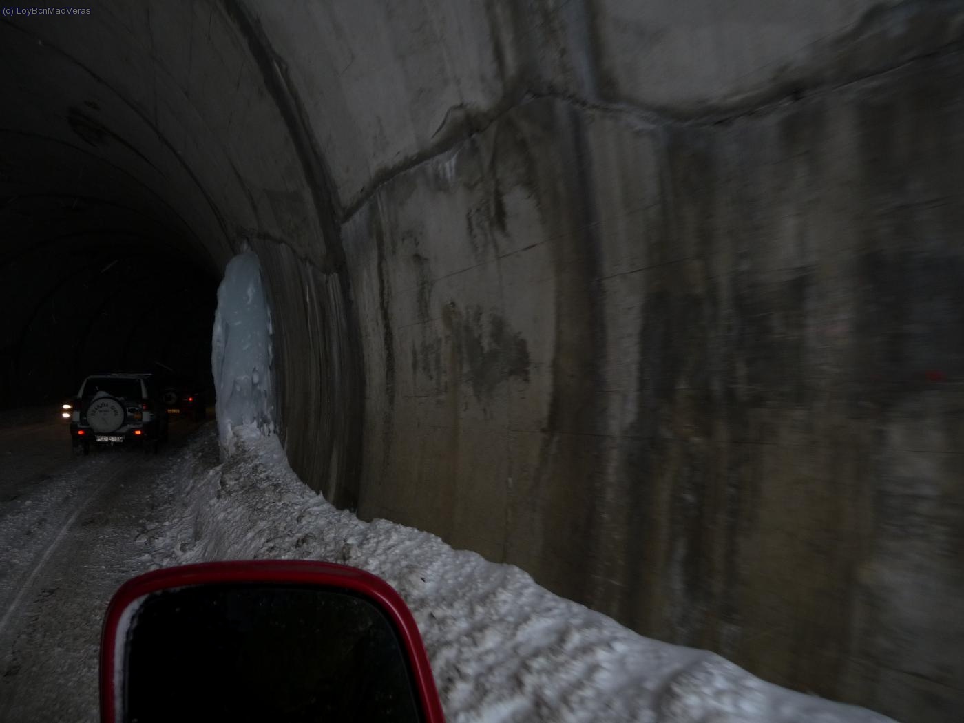 chuscos en el tunel