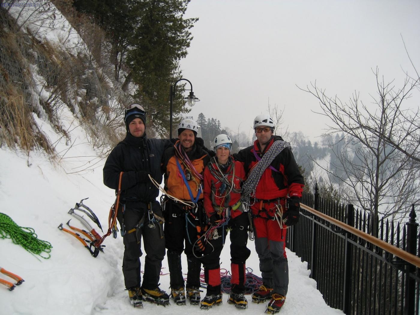 Prueba superada!!! &Oacute;scar, David, Irene y &Oacute;scar S.