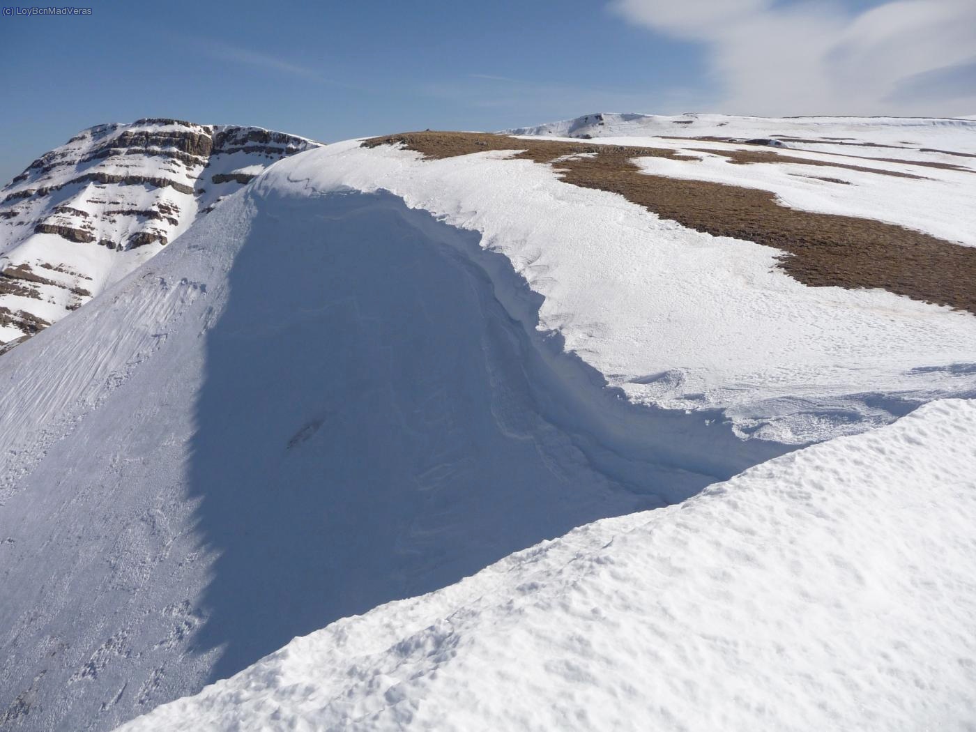 Cornisote de la salida del Corredor del Trencal&oacute;s