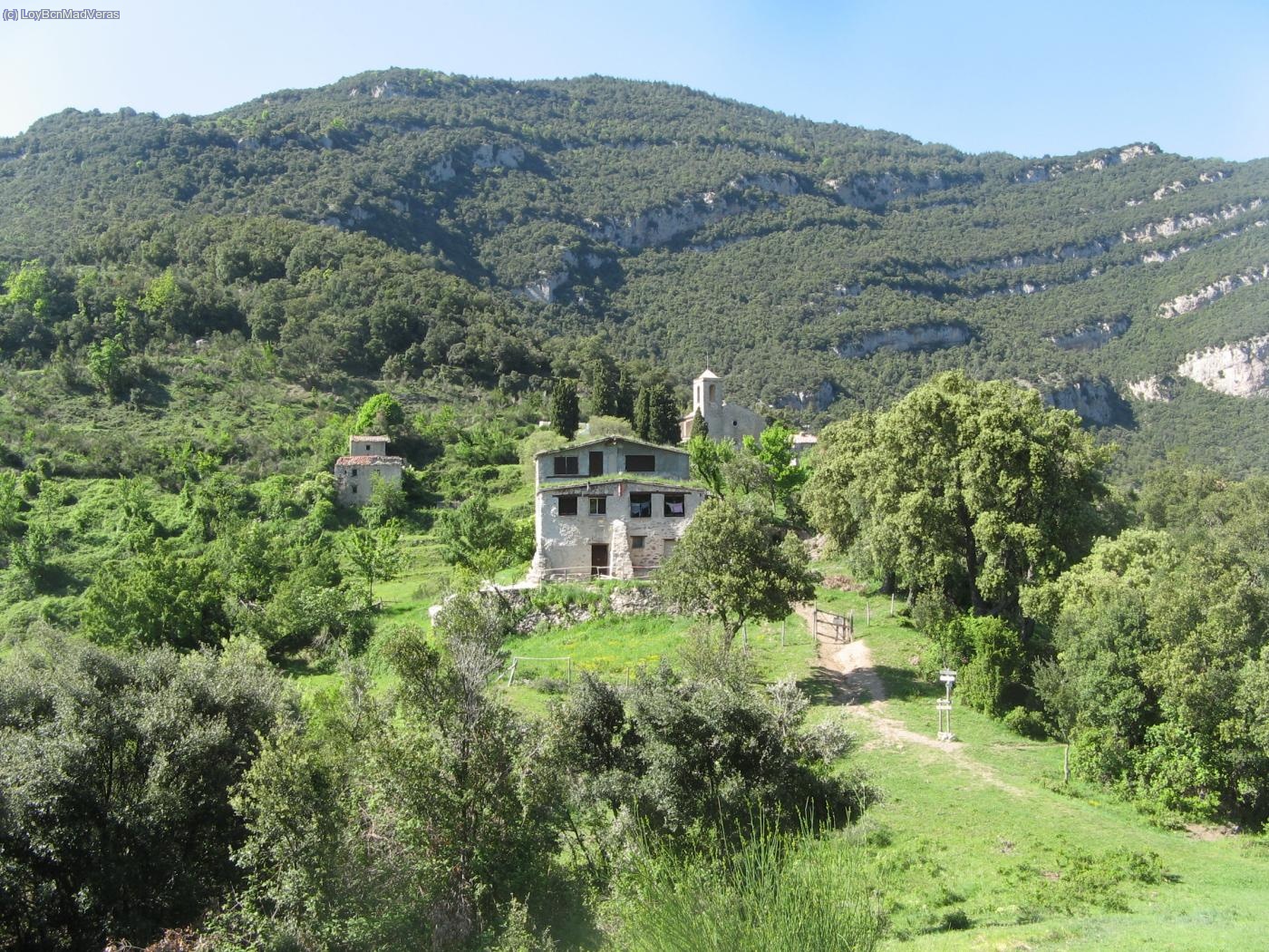 Masia donde pudimos rellenar las cantimploras