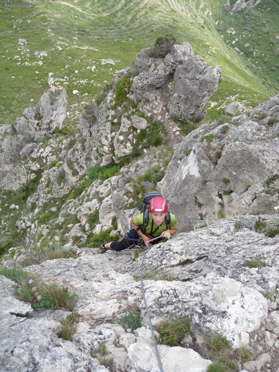 &Uacute;ltimo tramos de la primea aguja antes del r&aacute;pel