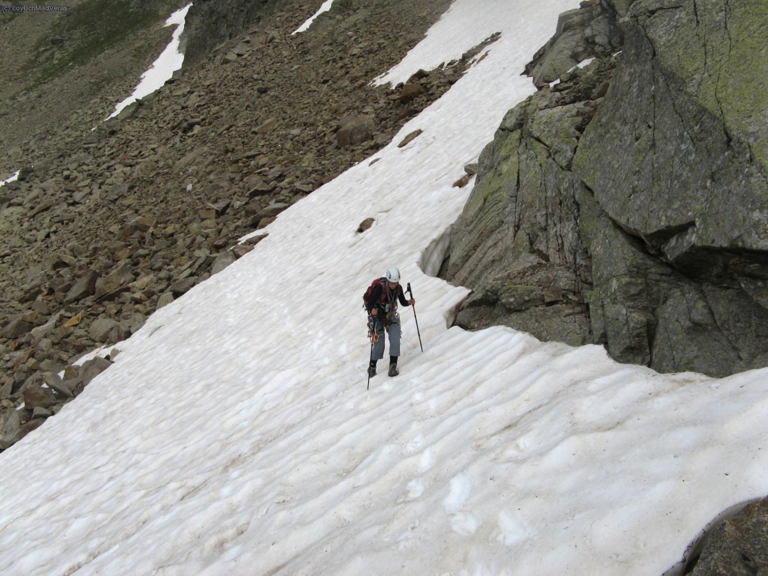 Volviendo hacia el Coll d