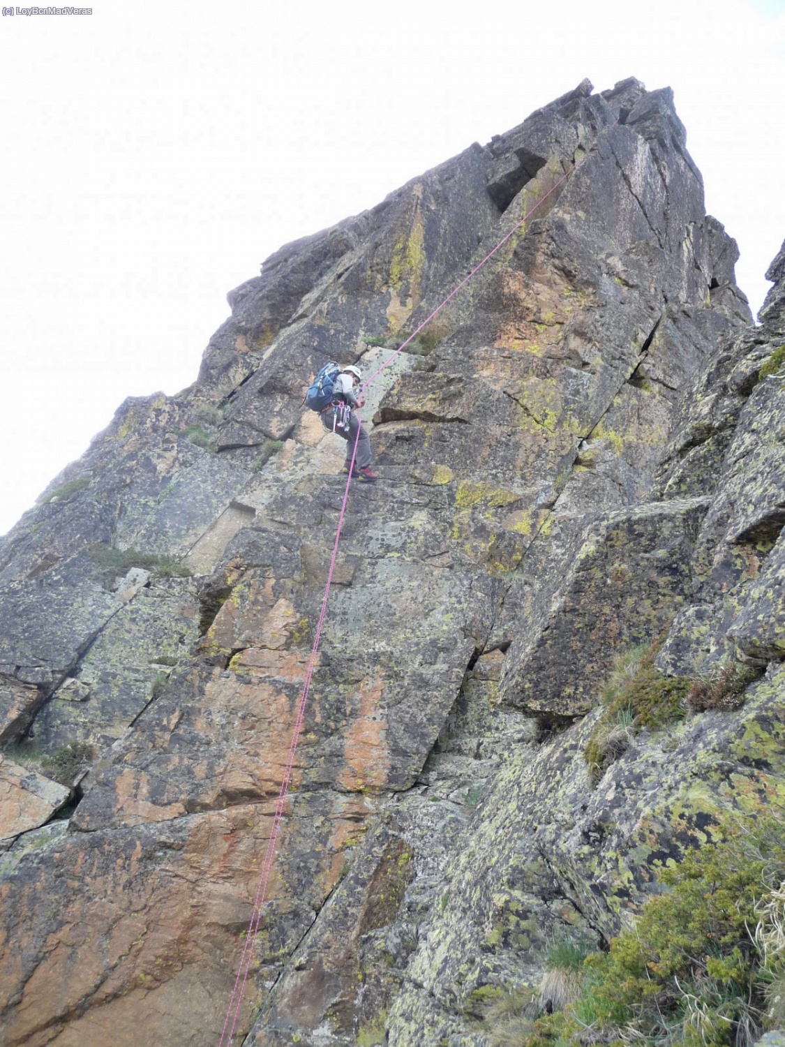 Madveras en el segundo rapel