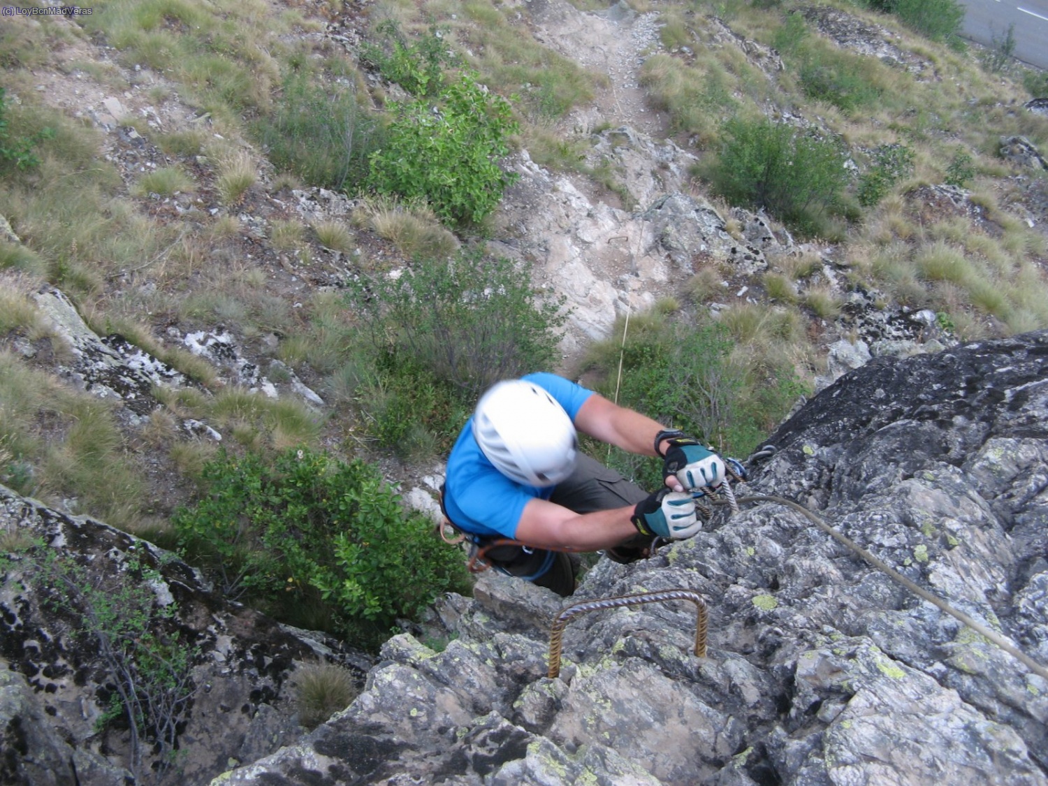 Empieza el segundo tramo, una vez pasas la carretera