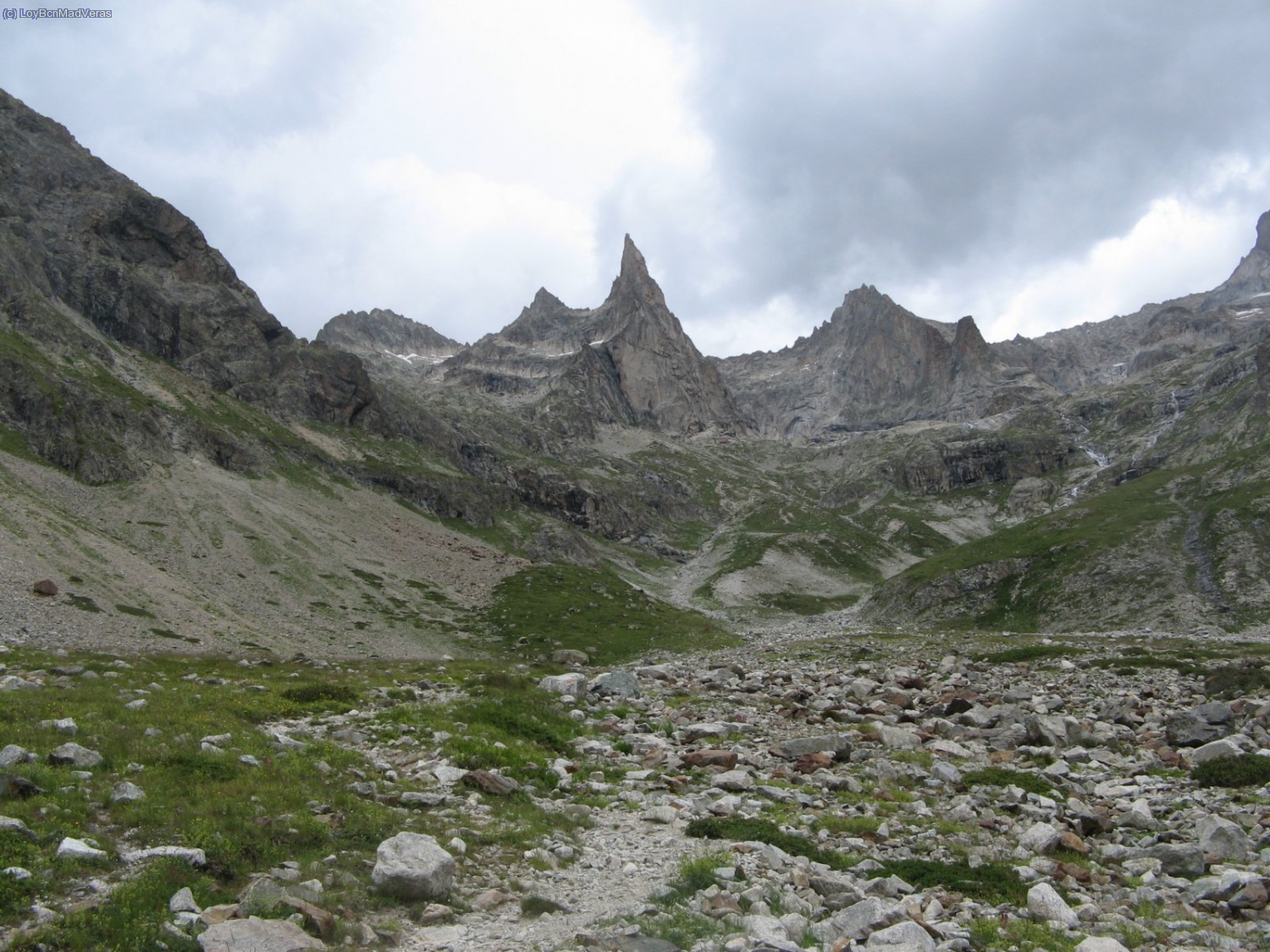 Vista panoramica con la aguja Dibona