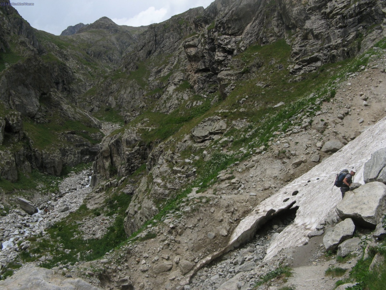 Empezamos a subir desde Les Etages