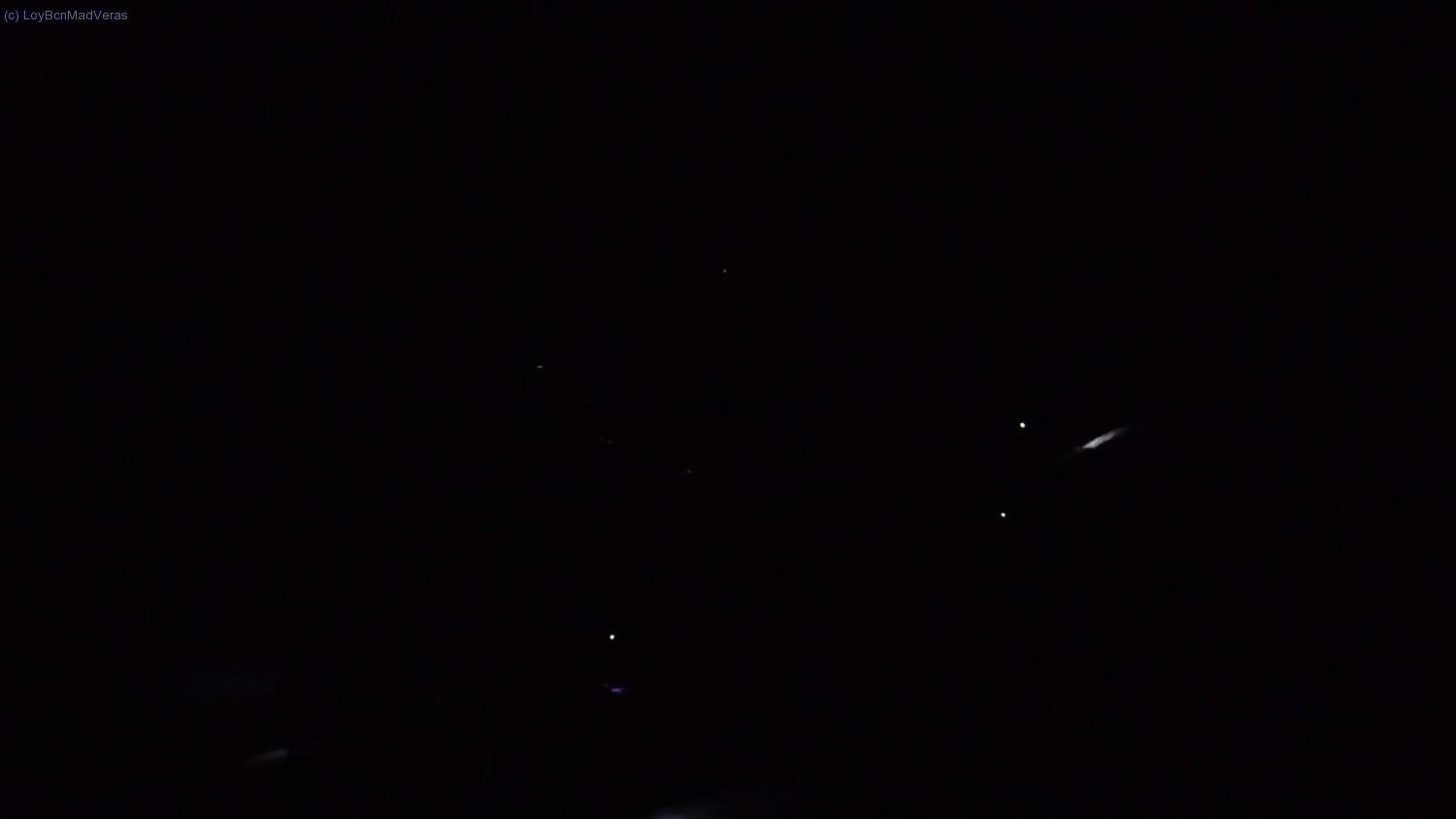 &iquest;Una constelaci&oacute;n nueva?... nops... frontales en el glaciar a las 4 de la madrugada