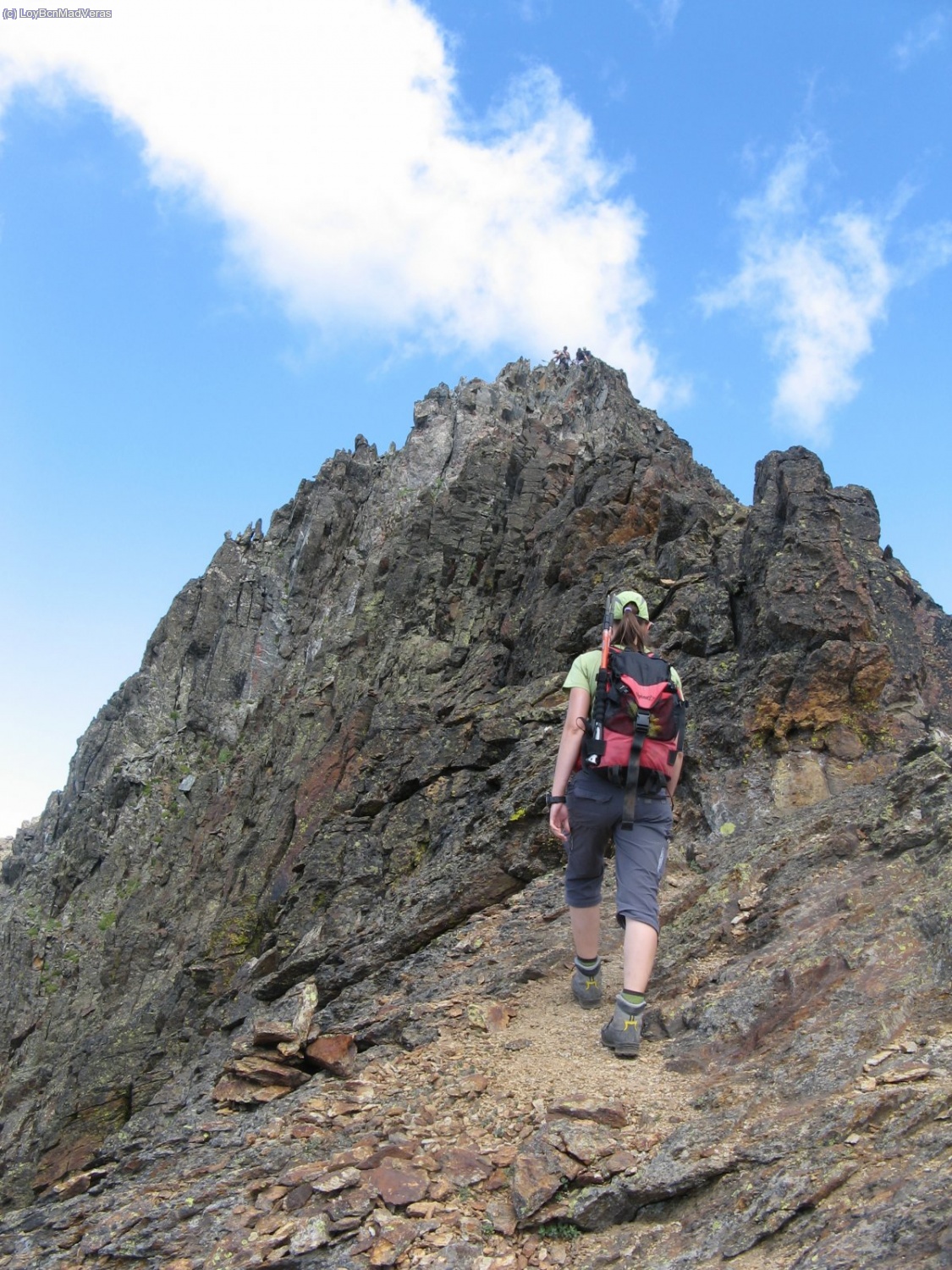 Nos dirigimos hacia la Pica, tercera cima del d&iacute;a