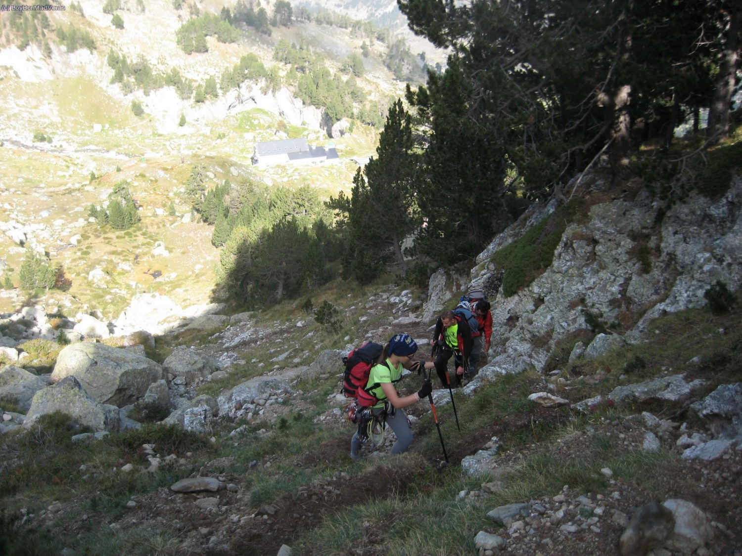 Camino al Collado de la Renclusa
