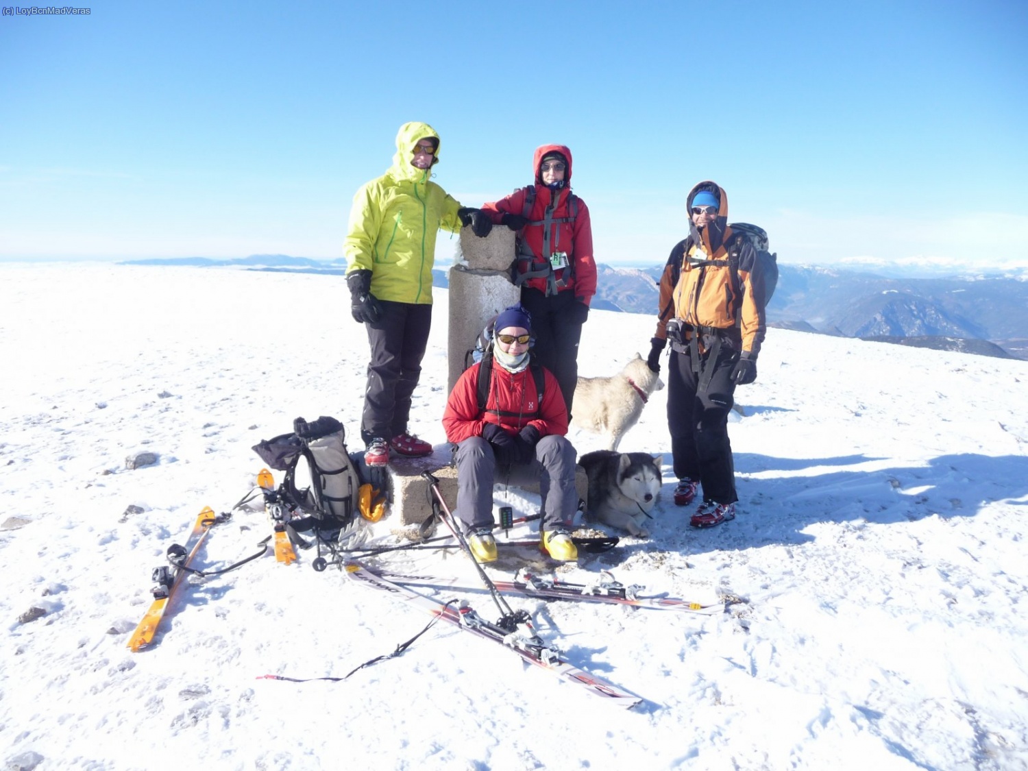 Foto de cima de la Tossa Pelada