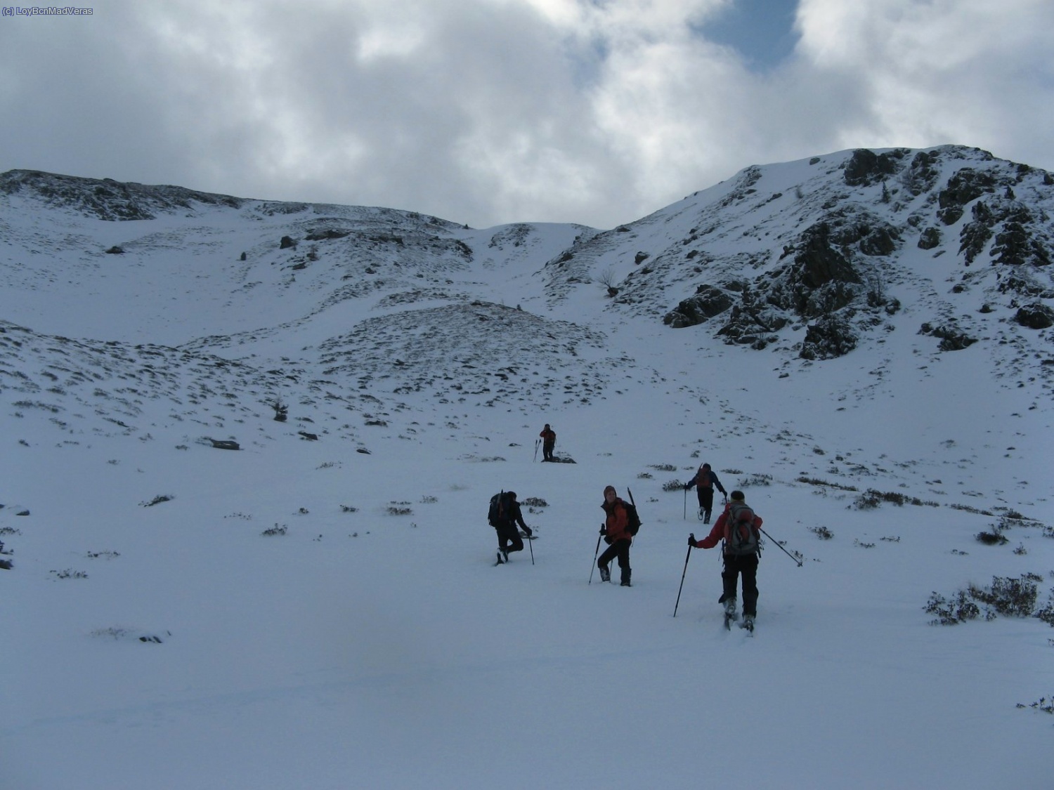 Hay que buscar dodne hay algo de nieve