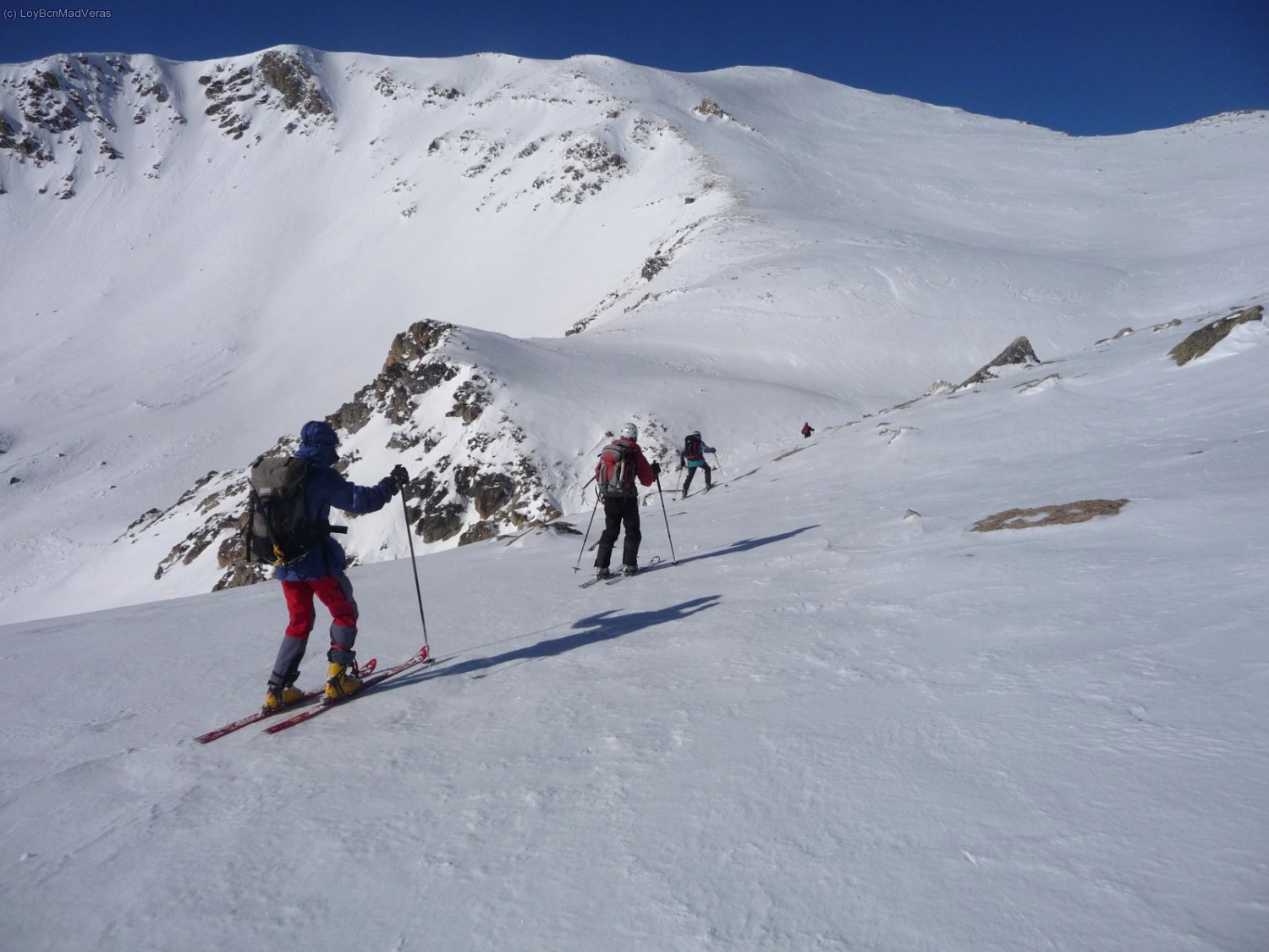 descenso... unos pocos minutos antes del accidente...