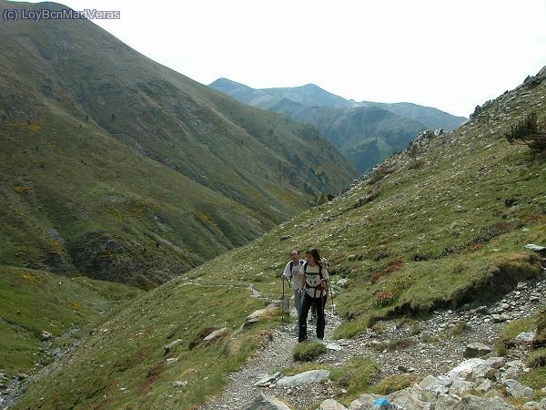 En primer termino LoyBcn y detras Oscar
