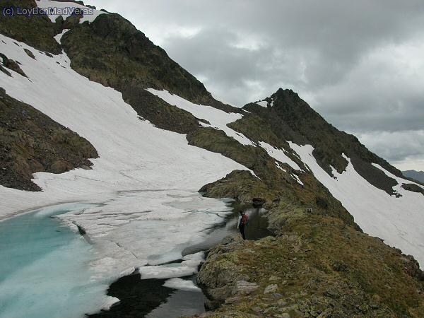 Camino al collado del Racofred